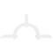 Ekena Millwork Ericson Architectural Grade PVC Gable Bracket, 108"W x 49 1/2"H x 2"D x 6"F, 11/12 Pitch GBP108X50X0206ERI00 - alternate 4